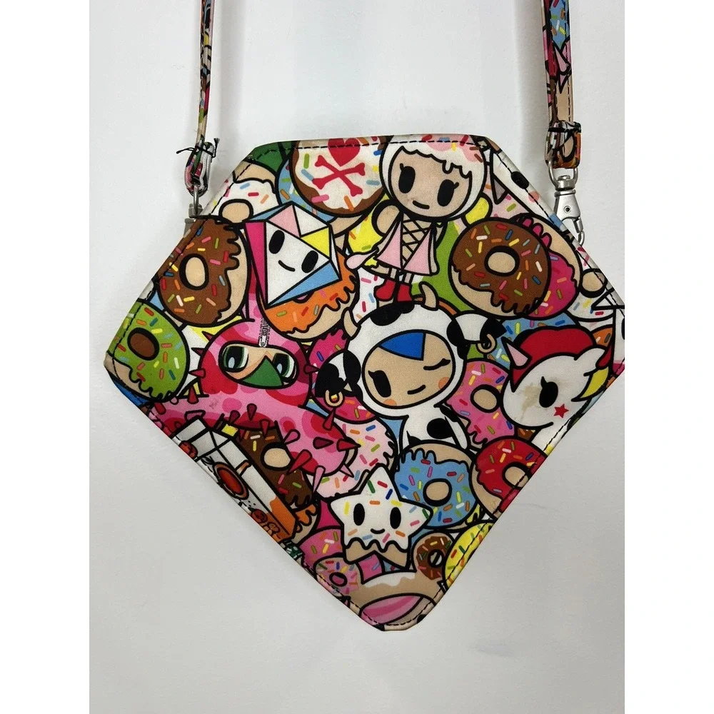 Tokidoki Ju Ju Be Kawaii Donut Character Diamond Shape Crossbody‎ Bag Kids